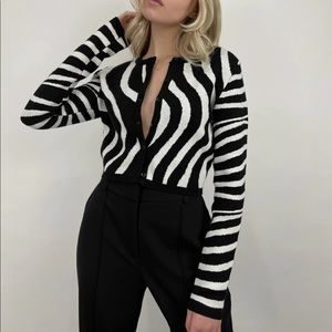 NWOT Printed Cardigan
